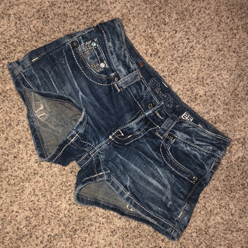 COWHIDE MISS ME SHORTS